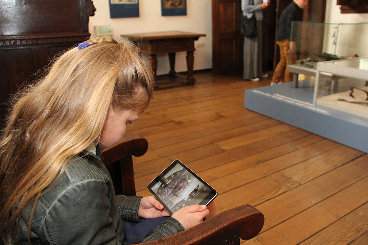 Augmented reality in Kasteel Hoensbroek