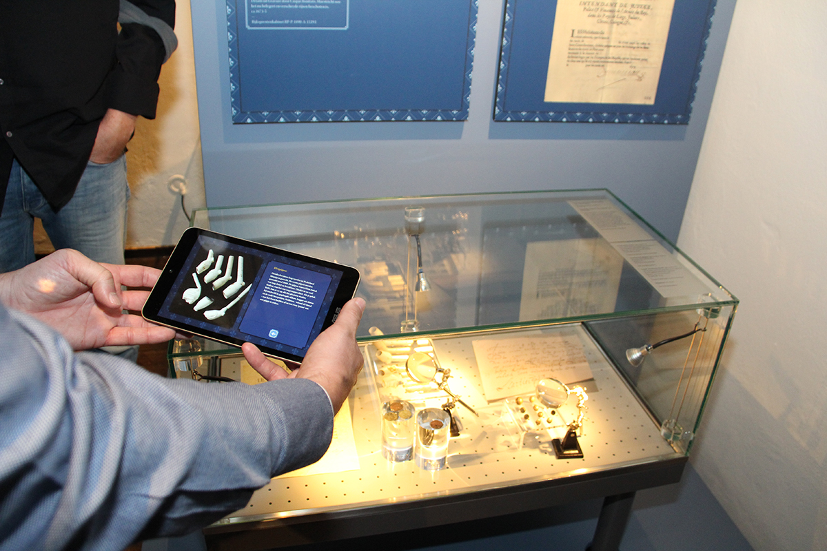 Augmented reality in Kasteel Hoensbroek