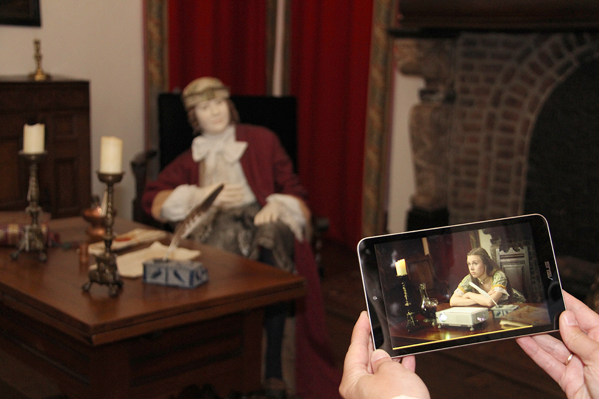 Augmented reality in Kasteel Hoensbroek